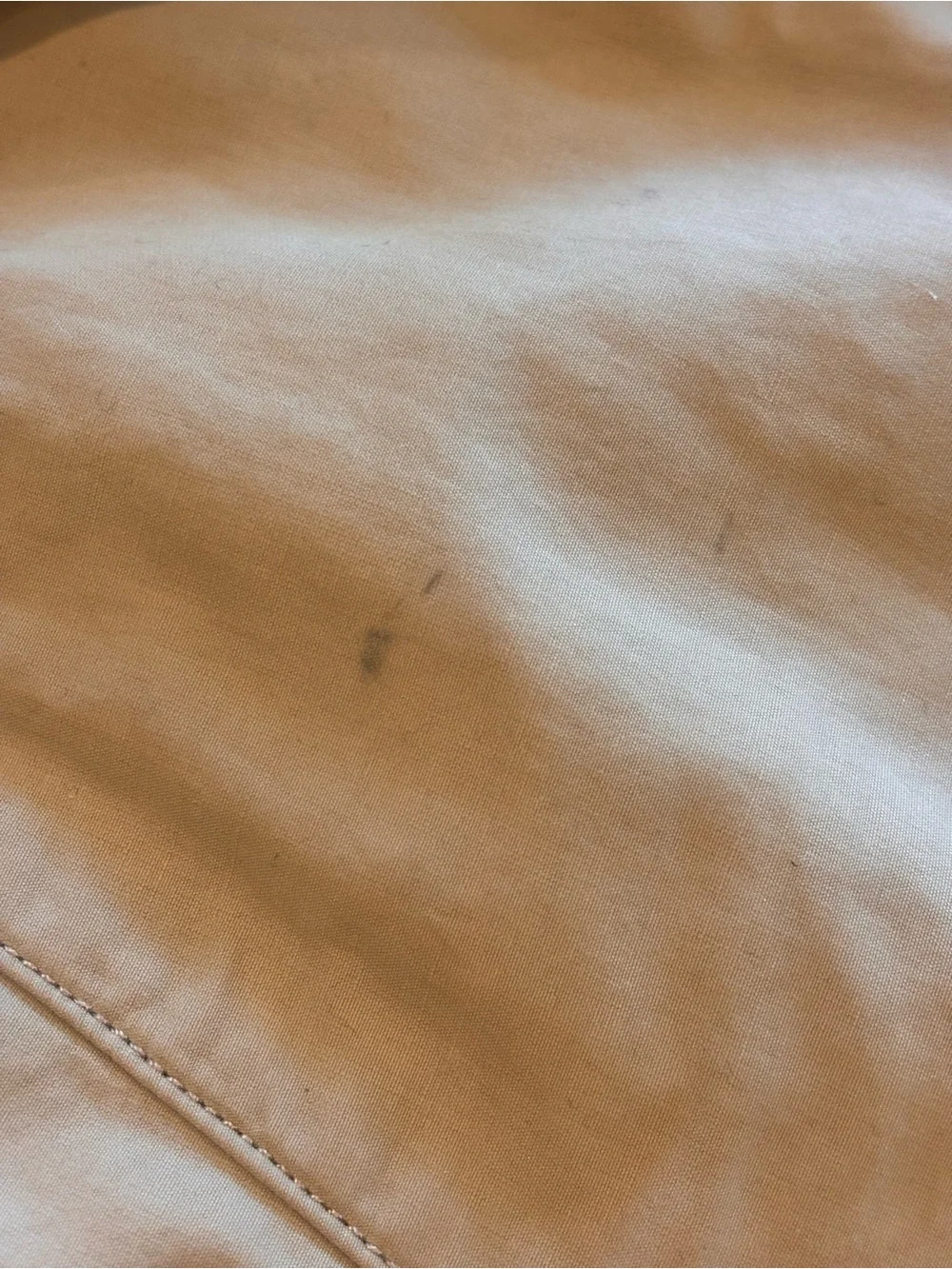 J. CREW Y2K 2008 Tan Sutherland Trench Coat with Classic Collar Size Small‎